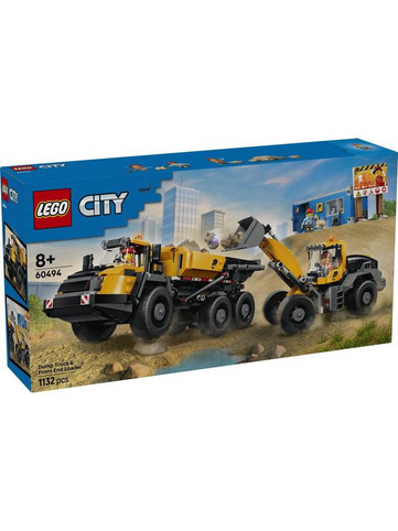 Lego City Dump Truck & Front End Loader για 8+ Ετών 60494