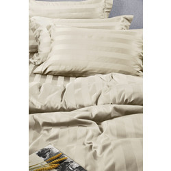 Down Town Home Σετ Σεντόνια King Size Βαμβακοσατέν 305x310 Ecru