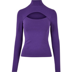 Urban Classics Γυναικείο Χειμερινό Top Βαμβακερό Μωβ TB4513-03770