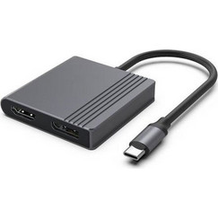 Cablexpert A-CM-HDMIFDPF-01 USB-C Docking Station με DisplayPort / HDMI PD και Σύνδεση 2 Οθονών