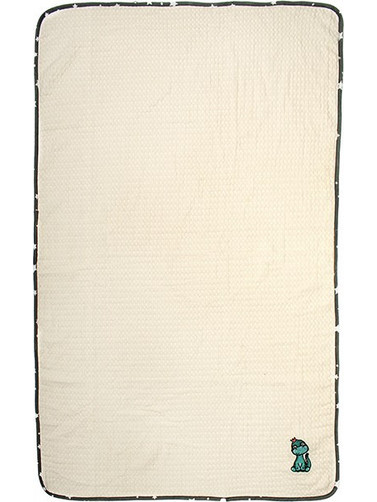 Dimcol Dinosaur 181 Κουβέρτα Κούνιας Πικέ 100x160 Μπεζ