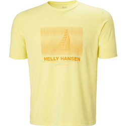 Helly Hansen Ανδρικό Αθλητικό T-Shirt Κίτρινο 34419-386