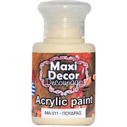 Maxi Decor 011 Powder Ακρυλικό Χρώμα Ζωγραφικής 60ml