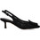 Migato Γόβες Slingback Δερμάτινες με Λεπτό Χαμηλό Τακούνι Μαύρες 100045593-014