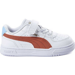 Puma Caven III Παιδικά Sneakers Λευκά Καφέ 406247-08
