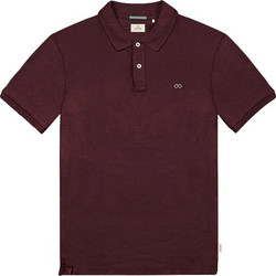 Double Ανδρική Μπλούζα Polo Κοντομάνικη Μπορντό PS-3032