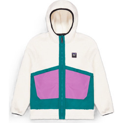 Picture Ανδρική Ζακέτα Fleece με Κουκούλα και Φερμουάρ Λευκή MSW0487-B
