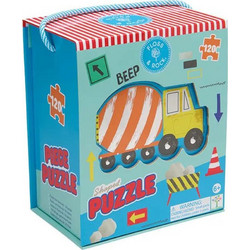 Παιδικό Puzzle Floss & Rock Construction 120 Κομμάτια