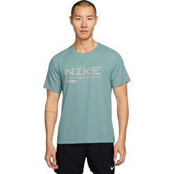 Nike Miler Winterized Ανδρικό Αθλητικό T-Shirt Βεραμάν HV2676-017
