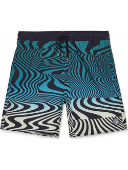 Volcom Παιδικό Μαγιό Βερμούδα για Αγόρι Πετρόλ Λευκό C2512602-RFG