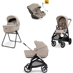 Inglesina Aptica Quattro 2026 Καρότσι Μωρού 3 σε 1 Vicuna Beige Palladio Black KA62T0VIB