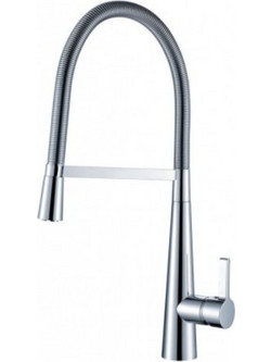 Sparke CLICY-01 SR-02.04.092.01 Μπαταρία Κουζίνας Πάγκου Διπλής Παροχής Ανάμεικτη με Εύκαμπτο Ρουξούνι Inox