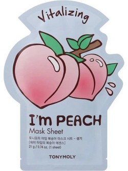 Tonymoly I'm Peach Sheet Μάσκα Προσώπου για Ενυδάτωση 1τμχ