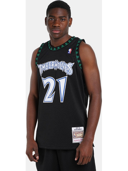 Mitchell & Ness Kevin Garnett Minnesota Timberwolves Alternate Ανδρικό Αθλητικό T-Shirt Μαύρο SMJYGS18392-MTI97