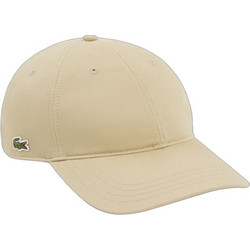 Lacoste Καπέλο Jockey Υφασμάτινο Μπεζ 3RK0440-8XF