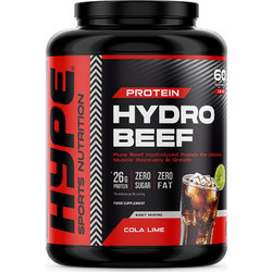 Hype Premium Hydro Beef Cola Lime Πρωτεΐνη Γράμμωσης Χωρίς Λακτόζη 1.8kg