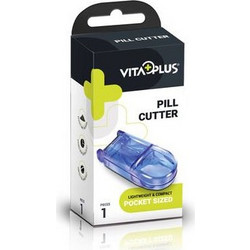 VitaPlus Θήκη Χαπιών με Κόφτη Μπλε