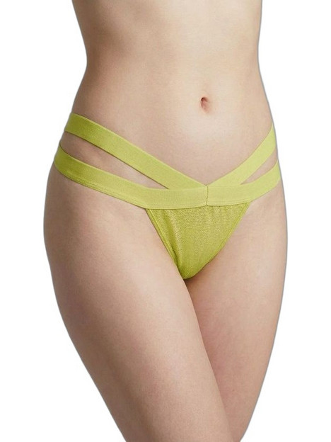 Milena By Paris Γυναικείο String Lime 6965