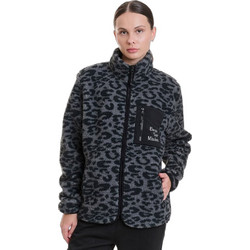Firefly Elevate Your Mind Γυναικεία Ζακέτα Fleece Μακριά με Φερμουάρ Ανθρακί FWFZ25103-1432