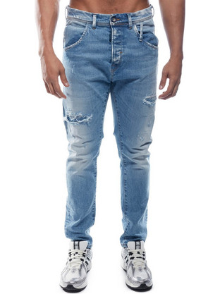 Cover Nick Ανδρικό Τζιν Παντελόνι Ελαστικό Slim Εφαρμογή Μπλε E7799-32