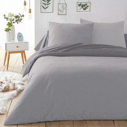 Isadore Lorraine Σετ Σεντόνια Υπέρδιπλα 240x260 Love your bed Γκρι Γκρι Ανοιχτό