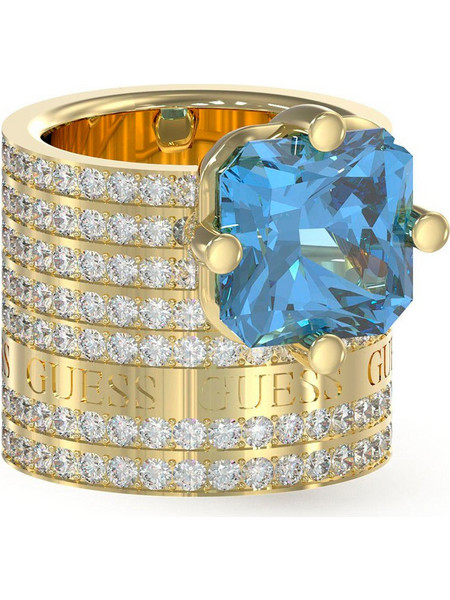 Guess Γυναικείο Δαχτυλίδι από Ατσάλι Xρυσό UBR04233JWYG