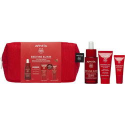 Apivita Beevine Elixir Firming Activating Lift Serum 30ml + Wrinkle & Firmness Lift Light Cream 15ml + Eye & Lip Cream 5ml
