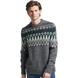 Superdry Ανδρική Πλεκτή Μπλούζα Ανθρακί M6110528A-UCS