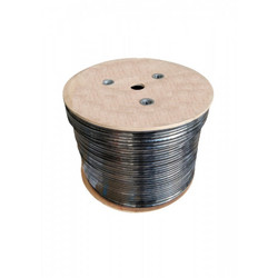 Jager U/UTP Cat.6 Καλώδιο Δικτύου Ethernet 305m Black UTP-6305-PE