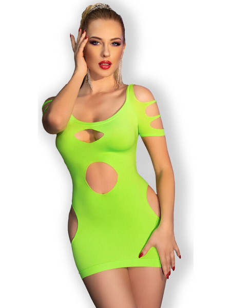 Chilirose Sexy Φόρεμα Lime CR4671