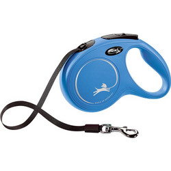 Flexi New Classic Πτυσσόμενο Λουρί Σκύλου έως 25kg 5m Μπλε