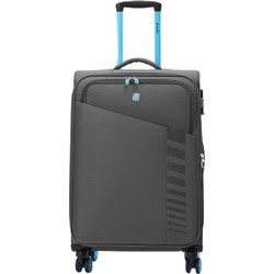 Dielle 30-60 Βαλίτσα Μεσαία 65x42x26cm με 4 Ρόδες Γκρι