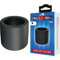 Crazy Bull Viggo Ελαστικό Δαχτυλίδι Πέους Σιλικόνης Μαύρο
