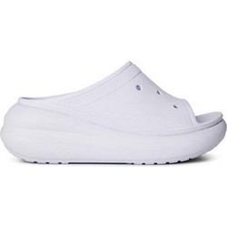 Crocs Classic Crush Γυναικείες Παντόφλες Καλοκαιρινές Platforms Ανατομικές Λιλά 220687-18