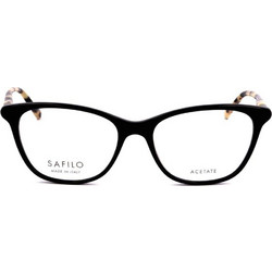 Safilo BURATTO 09 807 Γυναικείος Σκελετός Γυαλιών Οράσεως Κοκάλινος Μαύρος