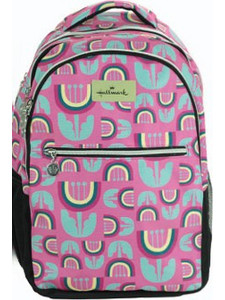 Back Me UP Hallmark Tulip Σχολική Τσάντα Πλάτης Δημοτικού Ροζ 333-51031