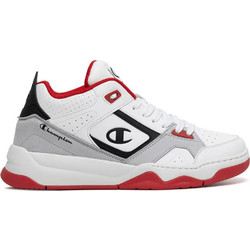 Champion Overtime Mid Ανδρικά Sneakers Μποτάκια Λευκά S22274-WW012