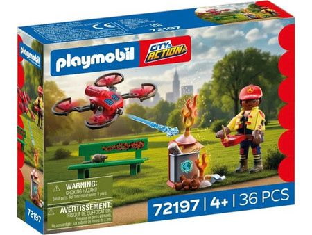 Playmobil City Action Drone Πυροσβεστικής για 4+ Ετών 72197