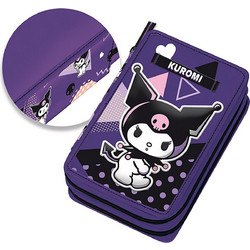 Graffiti Pop Art Kuromi Κασετίνα Γεμάτη με 2 Θήκες Μωβ 262333