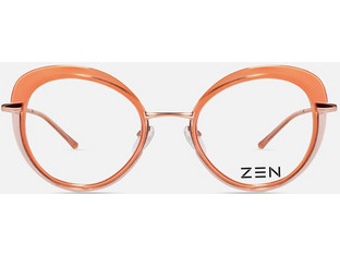 Zen ZE220961-C04 Γυναικείος Σκελετός Γυαλιών Οράσεως Μεταλλικός Χρυσός Πορτοκαλί