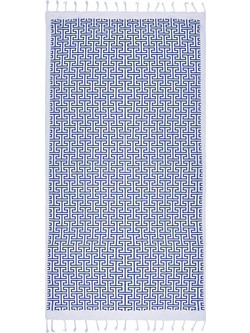 Ble Resort Collection Πετσέτα Θαλάσσης Γαλάζια 90x180cm 5-46-509-0061