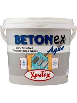 Χρωτέχ Betonex Aqua Πηλός Τσιμεντόχρωμα Καφέ 3lt
