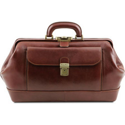 Tuscany Leather Bernini Ιατρική Τσάντα Δερμάτινη Καφέ