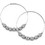 Alex and Ani Γυναικεία Σκουλαρίκια Κρίκοι Ασημί A10EH026RS