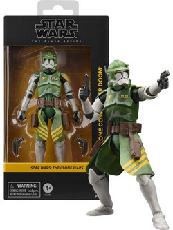 Hasbro Star Wars The Black Series The Clone Wars Clone Commander Doom