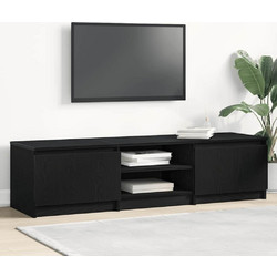 vidaXL Έπιπλο Τηλεόρασης Ξύλινο Μαύρο Μ140xΠ40xΥ36cm 862440