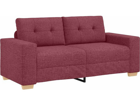 vidaXL Διθέσιος Καναπές Κόκκινος 180x77x82cm 4105081