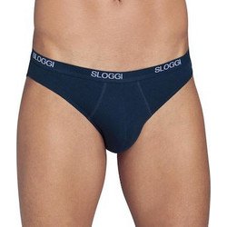 Sloggi Ανδρικό Σλιπ Βαμβακερό Navy Μπλε 10004711-0080