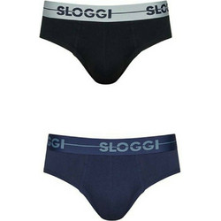 Sloggi Go ABC Natural Ανδρικά Σλιπ Βαμβακερά 2Pack 10211231-M008