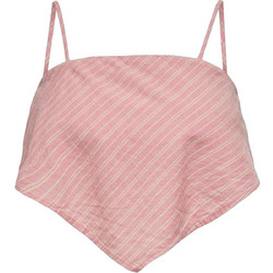 Only Γυναικείο Καλοκαιρινό Crop Top Βαμβακερό Ροζ 15260399